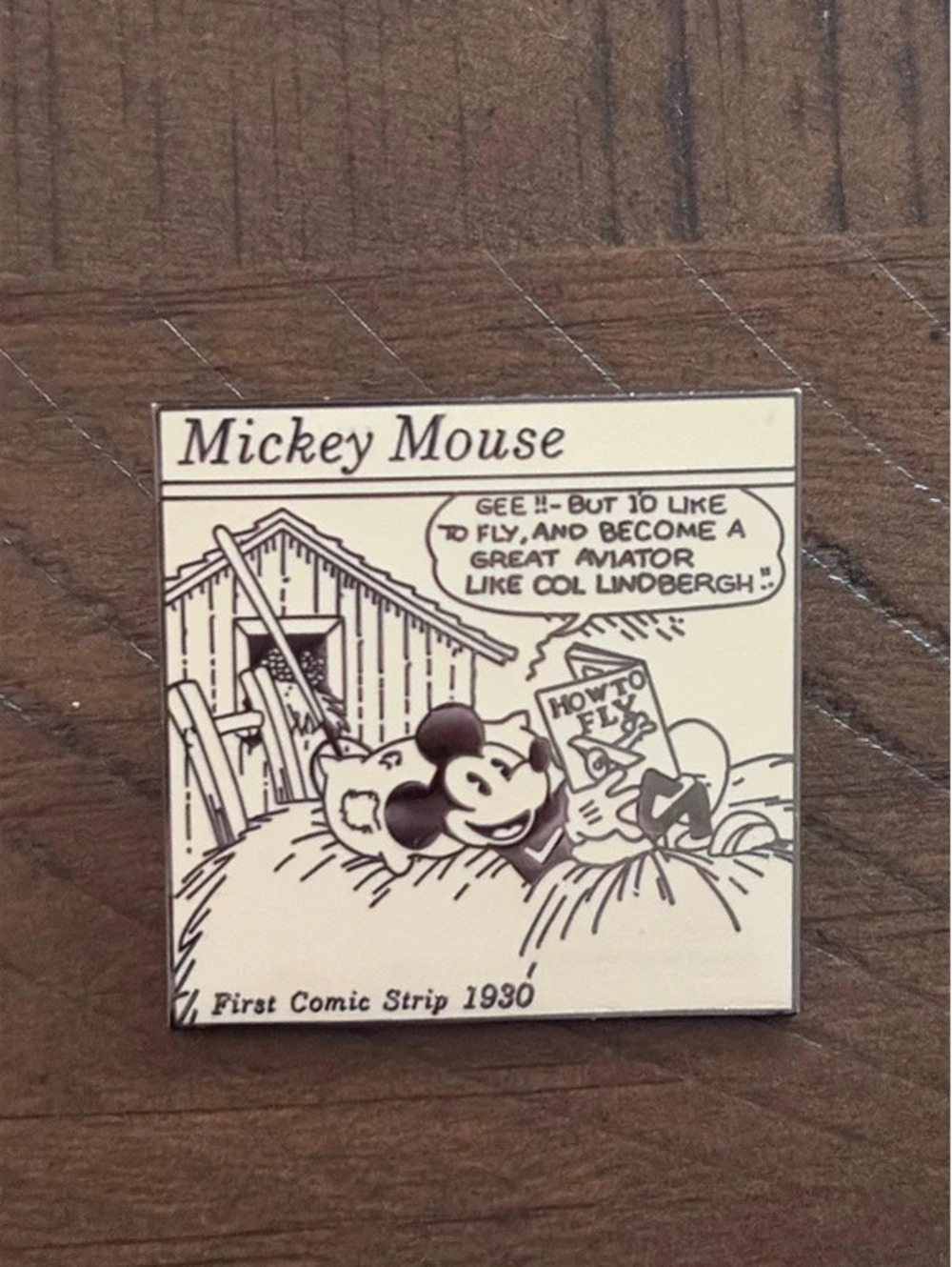Disney Mickey Mouse First Comic Strip 1930 Countdown to Millennium Pin #65